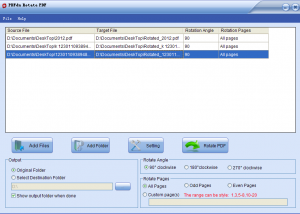 software - PDFdu Rotate PDF 1.5 screenshot