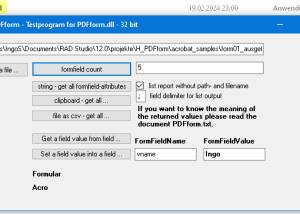 software - PDFform 1.7.1.0 screenshot