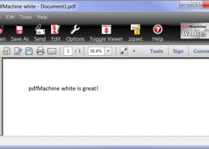 software - pdfMachine white 15.39 screenshot