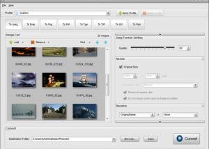 software - PearlMountain Image Resizer Free 1.1.4 screenshot