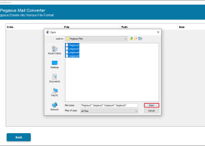 Pegasus Mail Converter screenshot