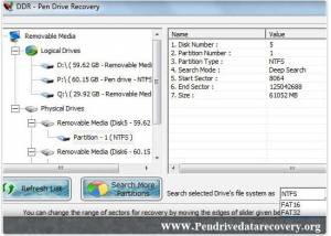 software - Pen Drive Data Recovery Download 4.0.1.6 screenshot