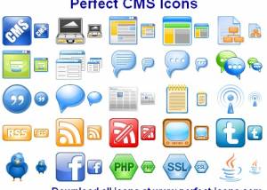 Perfect CMS Icons screenshot