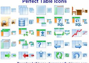software - Perfect Table Icons 2015.1 screenshot