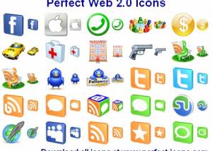 Perfect Web 2.0 Icons screenshot