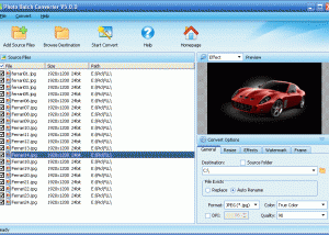 software - Photo Batch Converter 5.0.0 screenshot