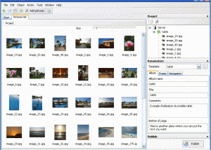 PhotoOnWeb Album Creator screenshot