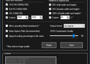 PhotoScaler screenshot