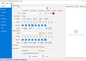 software - PhotoX Batch Watermark Creator 6.5.0 screenshot