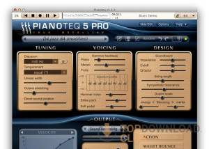 Full Pianoteq screenshot