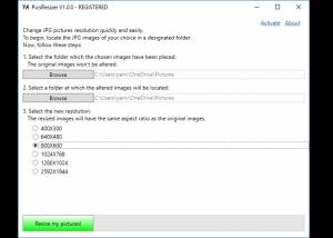 PicsResizer screenshot