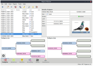 software - Pigeon Planner 4.4.0 screenshot