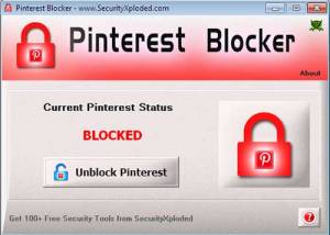 Pinterest Blocker screenshot