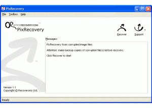 PixRecovery screenshot