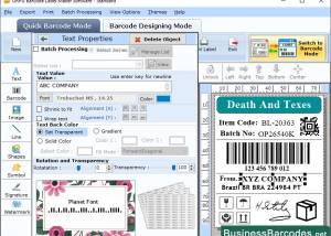 software - Planet Barcode Label Software 9.2.7.5 screenshot