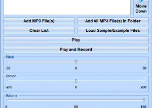 software - Play MP3s Slowly Software 7.0 screenshot