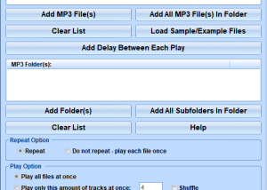 software - Play Multiple MP3 Files At The Same Time Software 7.0 screenshot