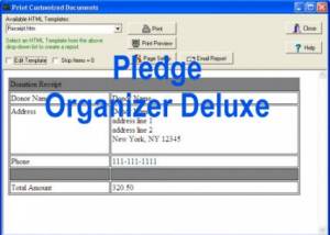 Pledge Organizer Deluxe screenshot