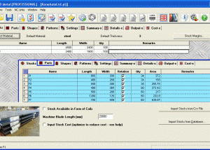 PLUS 2D:Nesting Software screenshot