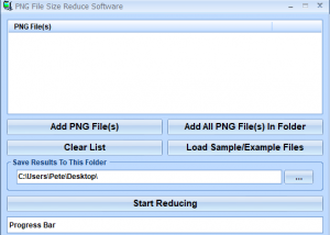 software - PNG File Size Reduce Software 7.0 screenshot