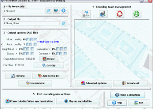 software - PocketDivXEncoder 0.3.96 screenshot