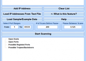 Port Scanner Software screenshot