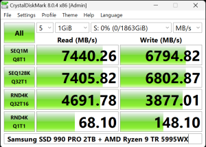 Full Portable CrystalDiskInfo screenshot