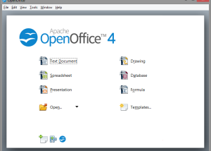 software - Portable OpenOffice.org 4.1.14 screenshot