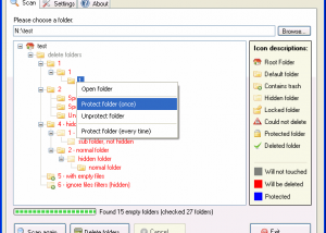 software - Portable Remove Empty Directories 2.2 screenshot