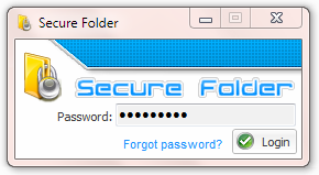 Portable Secure Folder screenshot