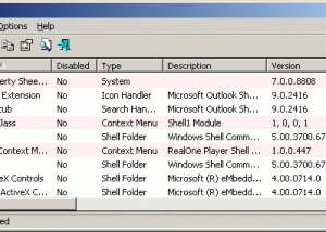 software - Portable ShellExView 2.01 screenshot