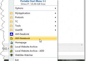 software - Portable Start Menu 3.2 screenshot