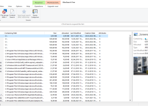 software - Portable UltraSearch 4.1.1.910 screenshot