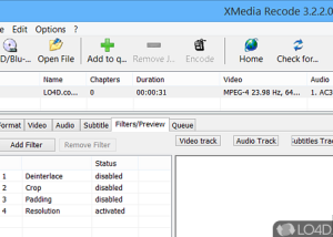 software - Portable XMedia Recode 3.6.0.1 screenshot