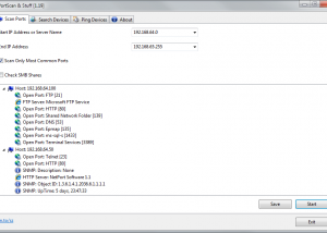 software - PortScan 1.79 screenshot