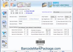 Post Office Barcode Label Maker screenshot