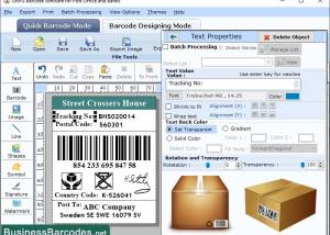 software - Postal Barcode Label Maker 8.8.7.9 screenshot