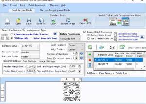 software - Postal Barcode Printing Application 9.2.3.4 screenshot