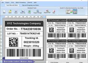 Postal Service and Banking Barcode Fonts screenshot