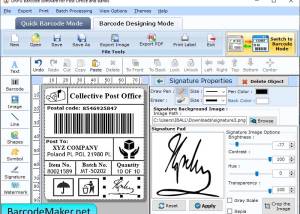 software - Postal Service Barcode Creator 9.1 screenshot