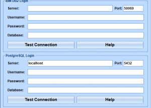 PostgreSQL IBM DB2 Import, Export & Convert Software screenshot