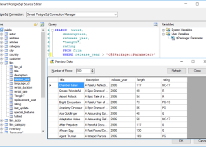 PostgreSQL SSIS Components by Devart screenshot