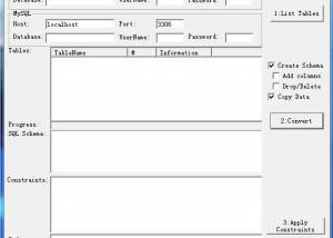 software - PostgreSQL to MySQL Converter 1.0.1 screenshot