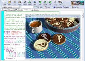 software - POV-Ray 3.6.2 screenshot