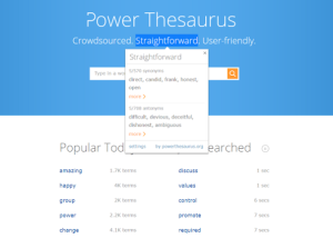 software - Power Thesaurus for Chrome 4.1.11 screenshot