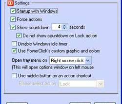 software - PowerClick 1.2 screenshot