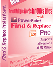 software - PowerPoint Find and Replace Professional 4.6.3.29 screenshot