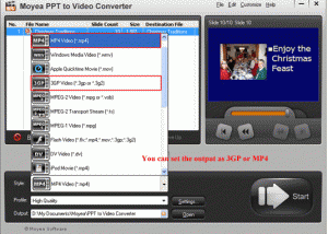 software - PowerPoint to Mobile Phone Converter 1.6.4.27 screenshot