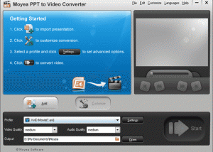 PowerPoint to Xbox 360 Converter screenshot