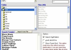 software - PowerSearch 3.5.2.000 screenshot